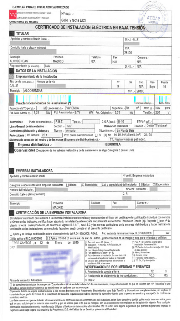 cuánto cuesta un boletín eléctrico